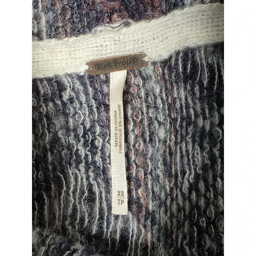 Free People Womens Be The One Poncho Size XSmall Wool Blend Sweater